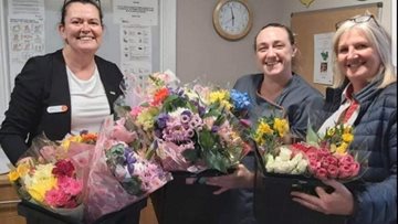 Local supermarket provides flowers for Durham Residents